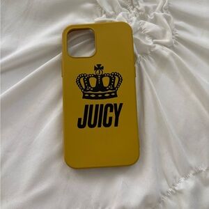 Juicy Couture Iphone 12 Yellow Phone Case